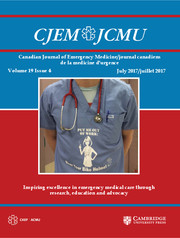 Canadian Journal of Emergency Medicine Volume 19 - Issue 4 -
