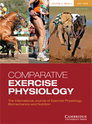 Comparative Exercise Physiology Volume 5 - Issue 2 -