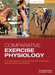 Comparative Exercise Physiology Volume 6 - Issue 1 -