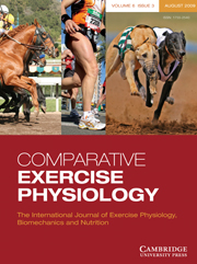 Comparative Exercise Physiology Volume 6 - Issue 3 -
