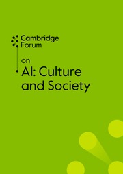 Cambridge Forum on AI: Culture and Society