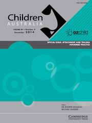 Children Australia Volume 39 - Issue 4 -