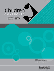 Children Australia Volume 42 - Issue 4 -