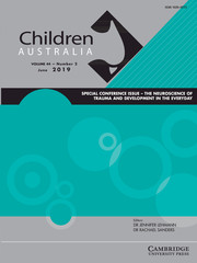 Children Australia Volume 44 - Issue 2 -  Special Conference Issue – The Neuroscience of Trauma and Development in The Everyday