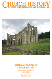 Church History Volume 87 - Issue 1 -