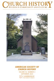 Church History Volume 92 - Issue 3 -