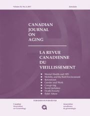 Canadian Journal on Aging / La Revue canadienne du vieillissement Volume 36 - Issue 2 -