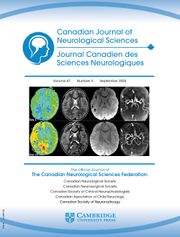 Canadian Journal of Neurological Sciences Volume 47 - Issue 5 -