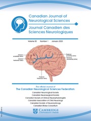 Canadian Journal of Neurological Sciences Volume 50 - Issue 1 -
