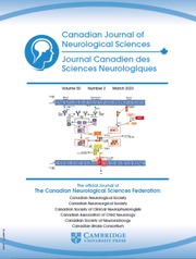 Canadian Journal of Neurological Sciences Volume 50 - Issue 2 -
