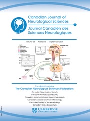 Canadian Journal of Neurological Sciences Volume 50 - Issue 5 -