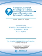Canadian Journal of Neurological Sciences Volume 50 - Supplements2 -  ABSTRACTS: Canadian Neurological Sciences Federation (CNSF) 2023 Congress