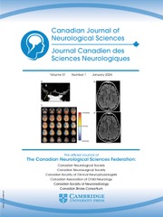 Canadian Journal of Neurological Sciences Volume 51 - Issue 1 -