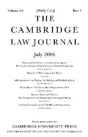 The Cambridge Law Journal: Volume 65 - Issue 2 | Cambridge Core