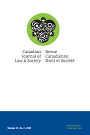 Canadian Journal of Law and Society / La Revue Canadienne Droit et Société Volume 35 - Issue 2 -  Numéro spécial : Sur les marges du changement juridique trans / Special issue: On the Margins of Trans Legal Change