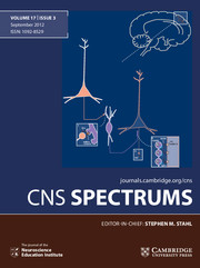 CNS Spectrums Volume 17 - Issue 3 -