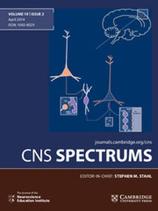 CNS Spectrums Volume 19 - Issue 2 -