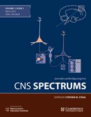CNS Spectrums Volume 1 - Issue 1 -  Special Academic Supplement: 2nd International OCD Conference