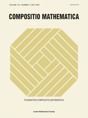 Compositio Mathematica Volume 144 - Issue 3 -