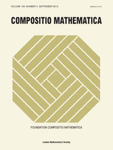 Compositio Mathematica Volume 148 - Issue 5 -