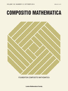 Compositio Mathematica Volume 150 - Issue 10 -
