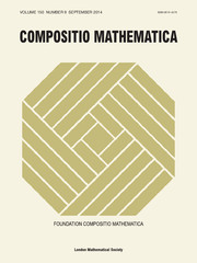 Compositio Mathematica Volume 150 - Issue 9 -