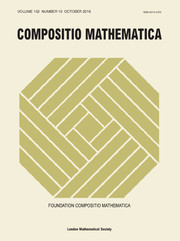 Compositio Mathematica Volume 152 - Issue 10 -