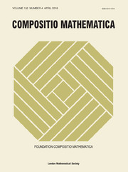 Compositio Mathematica Volume 152 - Issue 4 -