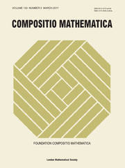 Compositio Mathematica Volume 153 - Issue 3 -