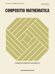 Compositio Mathematica Volume 153 - Issue 5 -