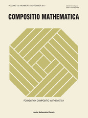 Compositio Mathematica Volume 153 - Issue 9 -