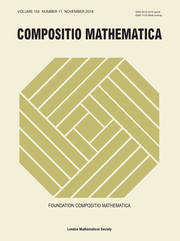 Compositio Mathematica Volume 154 - Issue 11 -