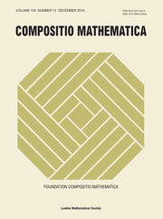 Compositio Mathematica Volume 154 - Issue 12 -