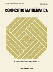 Compositio Mathematica Volume 154 - Issue 4 -