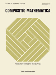 Compositio Mathematica Volume 154 - Issue 7 -