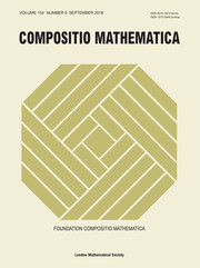Compositio Mathematica Volume 154 - Issue 9 -