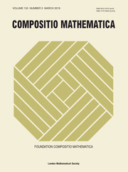 Compositio Mathematica Volume 155 - Issue 3 -