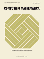 Compositio Mathematica Volume 155 - Issue 4 -