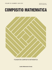 Compositio Mathematica Volume 155 - Issue 5 -
