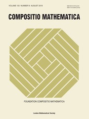 Compositio Mathematica Volume 155 - Issue 8 -