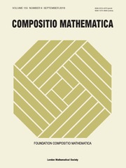 Compositio Mathematica Volume 155 - Issue 9 -