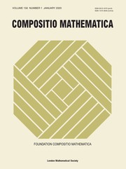 Compositio Mathematica Volume 156 - Issue 1 -