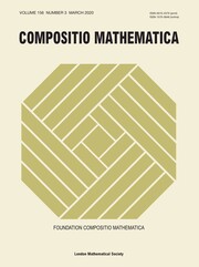 Compositio Mathematica Volume 156 - Issue 3 -