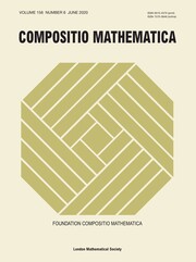 Compositio Mathematica Volume 156 - Issue 6 -