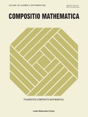 Compositio Mathematica Volume 156 - Issue 9 -