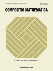 Compositio Mathematica Volume 157 - Issue 2 -