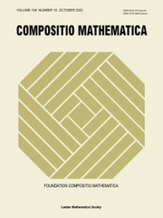 Compositio Mathematica Volume 158 - Issue 10 -