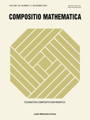 Compositio Mathematica Volume 158 - Issue 12 -