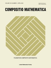 Compositio Mathematica Volume 158 - Issue 4 -