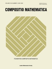 Compositio Mathematica Volume 158 - Issue 5 -
